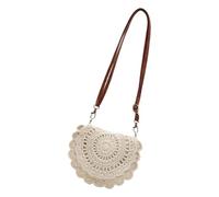 KEXIAO Sac à main tissé à la main pour femme - Sac à main d'été - Sac à main en coton - Crochet tissé à la main