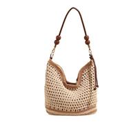 KEXIAO Sac de plage pour femme en paille, sac à bandoulière décontracté, sac à bandoulière, sac de vacances, sac de coursier, sac de courses, sac de rendez-vous