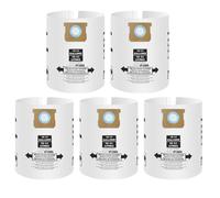 KEXIAO Sacs de rechange pour aspirateur sec, capacité de 37 à 58 litres, sacs en papier jetables, sac filtrant durable