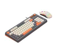 KEXIAO Souris de clavier de jeu rétroéclairée, câble USB ergonomique pour ordinateur PC
