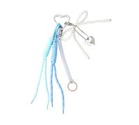 KEXIAO Style coréen Pompons Perles Nœuds Porte-clés Multi Fonction Sac Charm Accessoire Téléphone Ornement Sac Pendentif pour Femme
