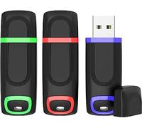 KEXIN Clé USB 3.0 256Go Rapide, Lot de 3 Clef USB 256 Go 3.0 à Capuchon Cle USB Flash Drive 256 Giga Pas Cher Compatible avec Ordinateur, Console de Jeux, PC