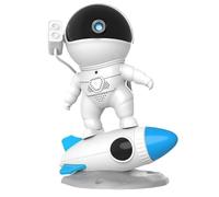 KEXOTRACB Astronaut Galaxy Starry Sky Projector Night Light Remote Control Rocket Nebula Projection Lamps For Bedroom Christmas Kids Gift(RGB)