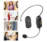 Kexpery 2,4 g Micro-wire sans Fil Microphone Mini Microphone (Un-à-Deux lavalier)