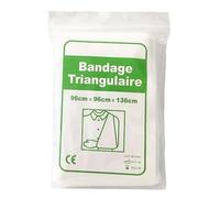 Kexpery Bandage de Premiers Secours Triangulaire Non-tissé Bandage de Premiers Secours d'urgence Pansement Médical pour la Fixation des Fractures