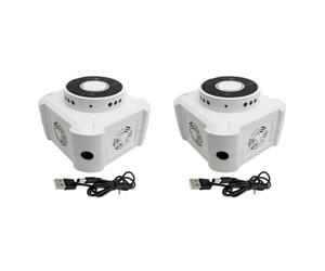 Kexpery Dispositif répulsif à ultrasons avec lumières LED Clignotantes pour Maison et Garage 4 Modes de Fonctionnement