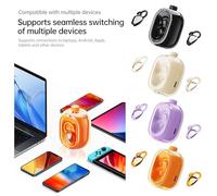 Kexpery Écouteurs de Traduction AI en Temps réel BT 144, écouteurs de Traduction de Langue (Beige)