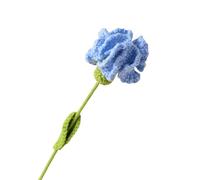 Kexpery Œillets artificiels tricotés à la main au crochet - Fleurs tricotées à la main - Laine pour crochet - Fleurs artificielles pour décoration de mariage, fête des mères, anniversaire de mariage