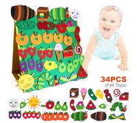 Kexpery Jouet Chenille affamée, Accessoires de Performance, enseignement interactif