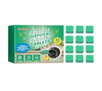 Kexpery Lot de 12 pastilles désodorisantes puissantes pour évier - Nettoyage en profondeur - Mousse pour évier de cuisine