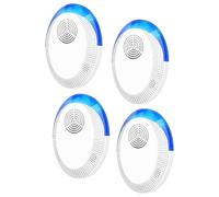 Kexpery Pack de 4 Repellents Ultrasoniques Insectes pour Maison et Bureau - Contrôle Efficace des Nuisibles