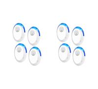 Kexpery Pack de 4 Repellents Ultrasoniques Insectes pour Maison et Bureau - Contrôle Efficace des Nuisibles