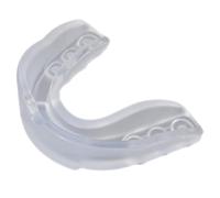 Kexpery Protège-dents double couleur pour enfants avec étui de rangement pour boxe, MMA, kickboxing, Muay Thai (transparent)