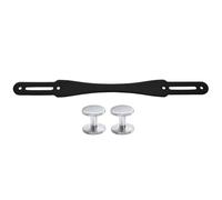 Kexpery Sangle de poignée de haut-parleur amovible en silicone avec 2 paires de vis pour haut-parleur JBL Xtreme 2/Xtreme 3/Xtreme 4 BT (noir)