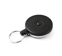 Key-Bak Porte-clés rétractable enrouleur à ressort en acier inoxydable et en Kevlar ou chaîne Tether, fabriqué aux États-Unis depuis 1948