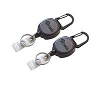 Key-Bak Sidekick Professional Duty Self déroulement badge d'identification et principales Bobine Cordon de Kevlar 61 cm, 5 touches ou 113,4 gram (lot de 2)