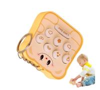 Key Chain Charm - Pop Fidget Mole Game, Cute Glowing Stress Relief Keychain Toy for Kids Adults, Portable Fidget Keychain Bag Charm for Backpack Purse Car Keys Home Accessories