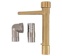 Key de soupape de coupleur rapide en laiton en acier inoxydable Sprinkler Valve Key Tool d'extraction d'eau rapide pour le système d'irrigation du jardin G3 / 4 Filé résistant à