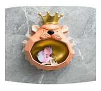 Key Decoration, Wall Hanging Storage Box, Sculpture Decoration for Hallway, Living Room, Apartment, Home Decoration, Gift,Animal E