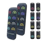 Key Finder avec émetteur RF en Tissu avancé de Sauvegarde supplémentaire, localisateur d'articles avec 131 Pieds et 85 DB Fort bip, Animal de Compagnie/Portefeuille/téléphone Tracker