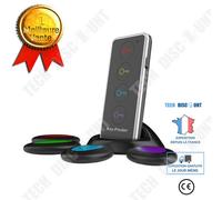 Key Finder sans fil téléphone intelligent Finder Tracker Locator avec lampe de poche LED [1 télécommande émetteur et 4 Récepteurs]