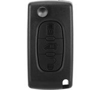 Key FOB, noir CNC -sculpture durable de 3 boutons -voiture deà distance pour Citroen Berlingo expédition