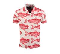 Key Largo Chemise beige / rouge, Taille S