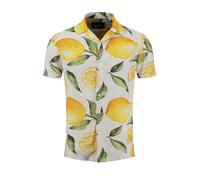 Key Largo Chemise 'Citron' jaune / vert / sapin / blanc, Taille M