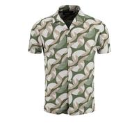 Key Largo Chemise 'MAGMA' beige / vert chiné / blanc, Taille M
