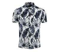 Key Largo Chemise 'MSH INSTINCT' bleu / bleu marine / blanc, Taille L