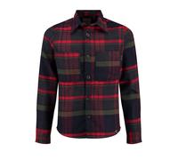 Key Largo Chemise 'Zermatt' rouge / noir, Taille M
