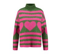 Key Largo Pull-over 'Dear' vert / rose, Taille L