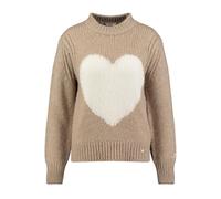 Key Largo Feeling Round Pull-Over, Beige foncé chiné. (1018), S Femme