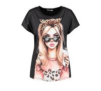 Key Largo Girl Round T-Shirt, Noir (1100), Small Femmes