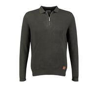 Key Largo Klanfield Polo Zip Pull-Over, Olive Branch (1552), S Homme