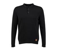 Key Largo Klpisa Polo Button Pull-Over, Noir (1100), S Homme