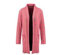 Key Largo Manteau en tricot 'Infinity' beige foncé / rose néon, Taille XXL
