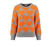 Key Largo Pull-over 'Beat' gris / orange, Taille L