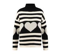 Key Largo Pull-over 'Dear' noir / blanc, Taille M