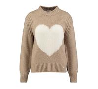 Key Largo Pull-over 'Feeling' beige foncé / blanc, Taille S