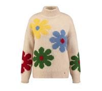 Key Largo Pull-over 'Hippie' beige / bleu / vert / rouge, Taille L