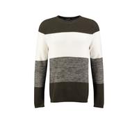 Key Largo Pull-over 'Jogi' sapin / vert chiné / blanc, Taille M