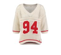 Key Largo Pull-over ' Pier ' beige / rouge, Taille XL