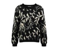 Key Largo Pull-over 'Plant' ivoire / noir, Taille M
