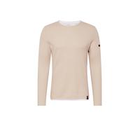 Key Largo Pull-over 'STEFANO' beige foncé / noir / blanc, Taille XXL