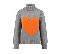 Key Largo Pull-over 'Warm' gris chiné / orange clair, Taille XL
