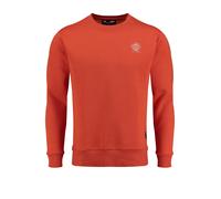 Key Largo Sweat-shirt 'FADED MEMORIES ' orange foncé / blanc, Taille XL