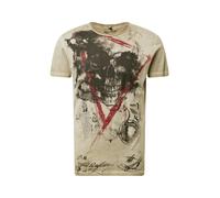 Key Largo T-Shirt beige / rouge foncé / noir, Taille XXXL