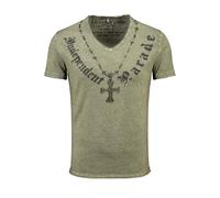 Key Largo T-Shirt 'Independent' vert / noir, Taille XXL