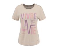 Key Largo T-shirt 'Lf Vie' beige / lavande / abricot / rose, Taille L